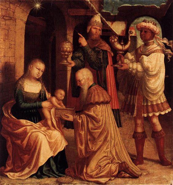 Master of Ab Monogram The Adoration of the Magi oil painting picture